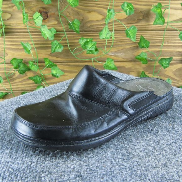 Batz Men's Comfort Mule Black‎ Leather Size 41M Gently Used 2025 - Picture 1 of 6